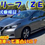 【家族試乗】日産リーフ(ZE1) 車を楽しめる未来はあるのか？　完全電気自動車は面白いのか！？　徹底的に乗ってみました！