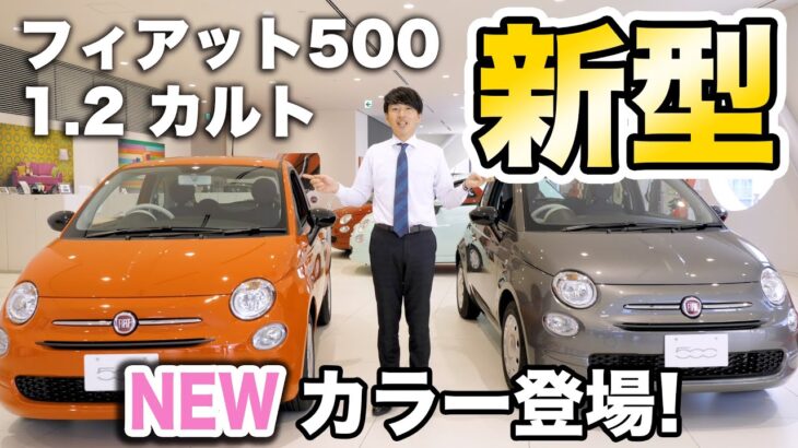【 新型モデル紹介 】大人っぽい フィアット500 1.2カルトを解説！[ FIAT 可愛い 自動車 車 ]