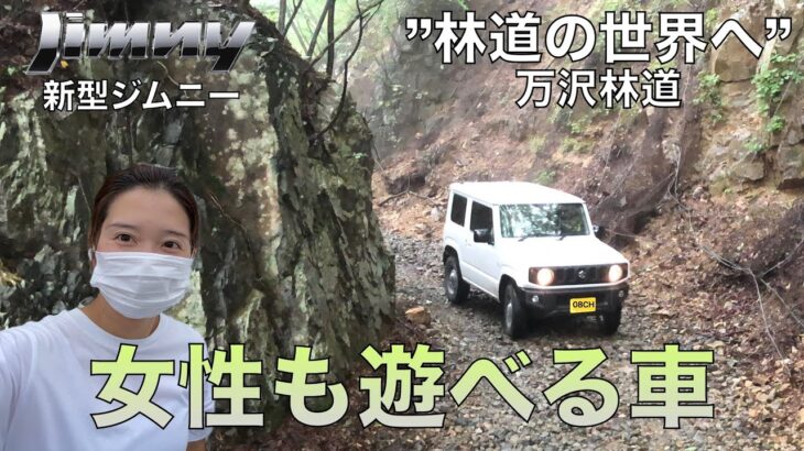 【新型ジムニー】軽自動車なのに遊べる車！マツコの知らない世界で紹介・万沢林道へ！Jimny JB64JB74