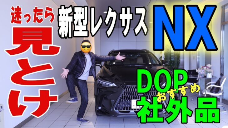 新型レクサスNX　おすすめのDOPと社外品！