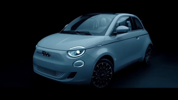 新型フィアット「500e」PV プロモーション 電気自動車EV イタリア語 CM オリヴィエ・フランソワ