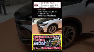 [新型車紹介] トヨタ新型クラウンクロスオーバー内外装紹介 詳細は概要欄URLから #shorts