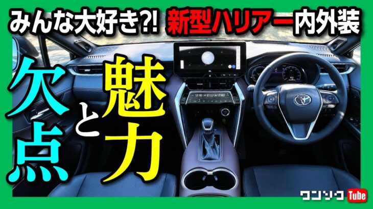 【魅力と欠点】みんな大好き?! 新型ハリアー2022商品改良マイナーチェンジ 内装･外装を元オーナー目線でチェック!