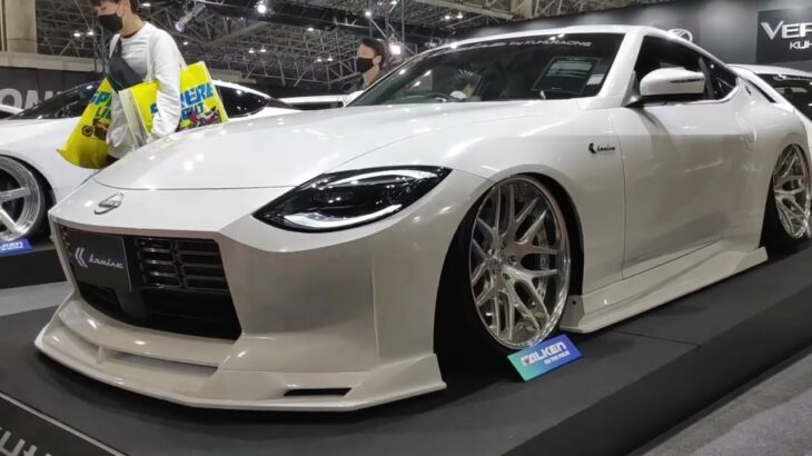 日産 新型RZ３４ クールレーシング KRUISE KR-RZ34RRエアロキット Air-Forceエアサス VERZ-WHEELS VERZ-KRONEシリーズ０２ ２０インチ 東京オートサロン