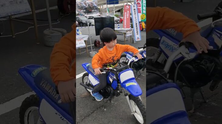 生後1380日 自動車点検まつりで試乗体験する3歳児(2)