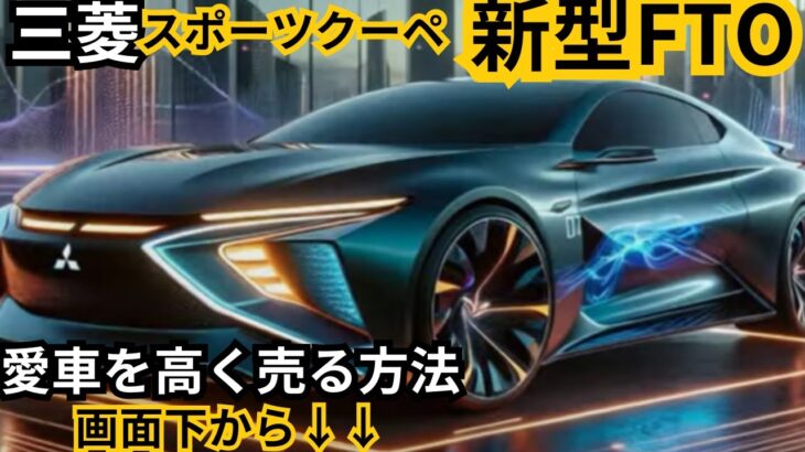 【三菱新型FTO】2024年最新情報、フルモデルチェンジ登場か？！