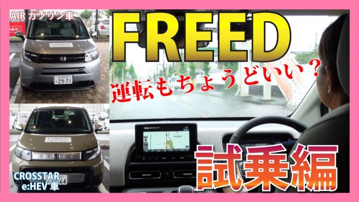 【Honda FREED試乗編】ついに登場！「FREED（フリード）」をガソリン車とハイブリッド車の両方を女性フロアスタッフの運転で試乗レビュー！【現役営業マンが本気で解説】