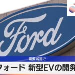 米フォード 新型EVの開発中止　需要減速で【モーサテ】