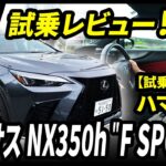 レクサスNX350h試乗レビュー | つい欲しくなる圧倒的商品力に脱帽！F SPORTの乗り味は…？【ハマやんのマイペース試乗記】#lexus #nx350h #kinto