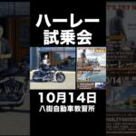 ハーレー試乗会10月14日八街自動車教習所 #harleydavidson