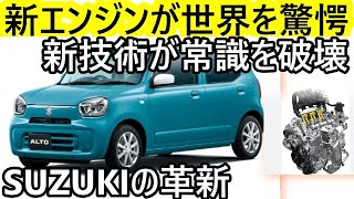 スズキの新エンジンが世界を驚愕！軽自動車の限界を超える革新技術とは？