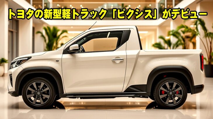 トヨタの新型軽トラック「ピクシス」がデビュー、軽自動車の常識を破壊！トヨタの軽自動車用新型エンジンが世界を震撼させた！