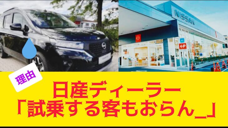 日産ディーラーの試乗客が減少？その理由とは